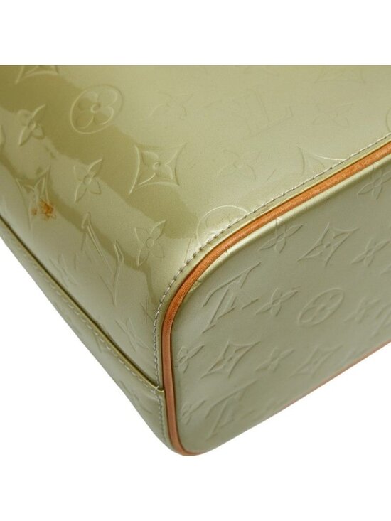 Louis Vuitton Monogram Vernis Houston Tote Green Patent - Picture 7 of 10